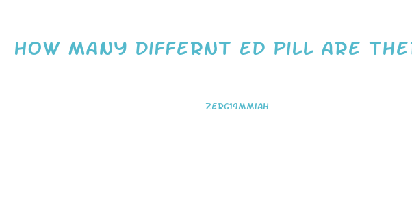 How Many Differnt Ed Pill Are There