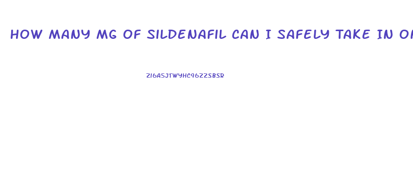 How Many Mg Of Sildenafil Can I Safely Take In One Dose