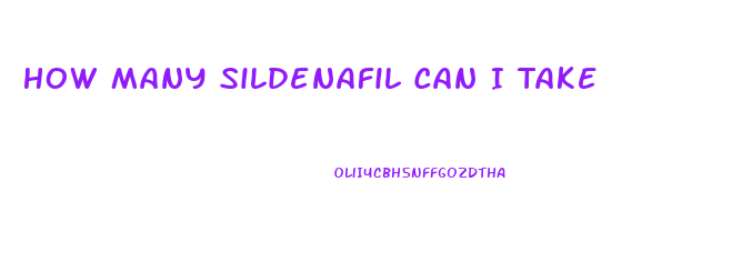 How Many Sildenafil Can I Take