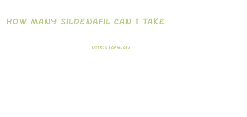 How Many Sildenafil Can I Take