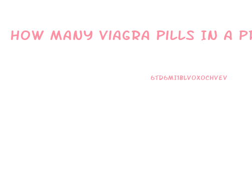 How Many Viagra Pills In A Prescription