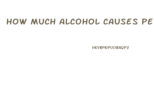 How Much Alcohol Causes Permanent Impotence