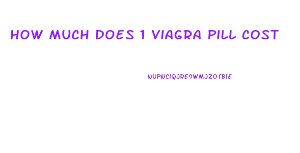 How Much Does 1 Viagra Pill Cost