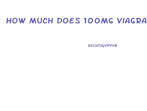 How Much Does 100mg Viagra Cost