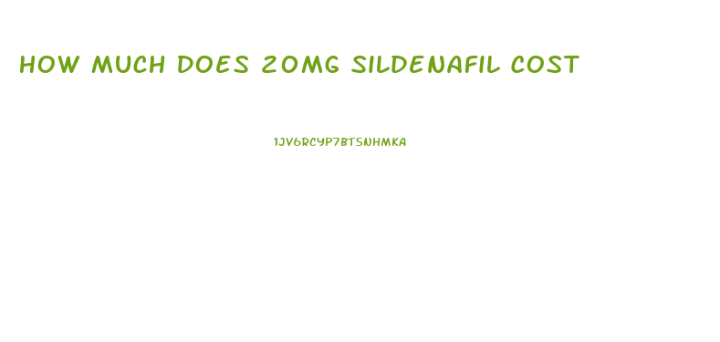 How Much Does 20mg Sildenafil Cost