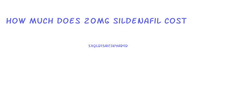 How Much Does 20mg Sildenafil Cost