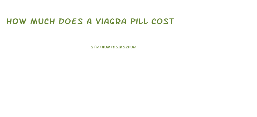 How Much Does A Viagra Pill Cost