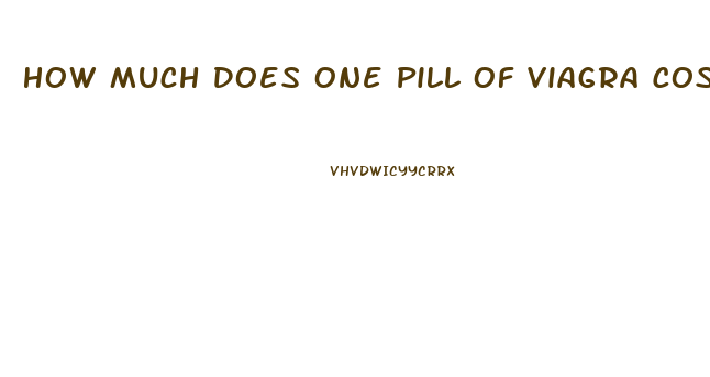 How Much Does One Pill Of Viagra Cost