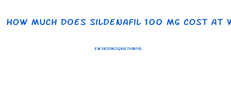 How Much Does Sildenafil 100 Mg Cost At Walgreens