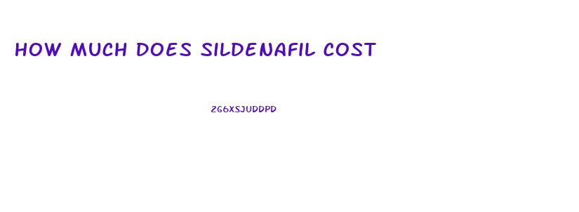 How Much Does Sildenafil Cost