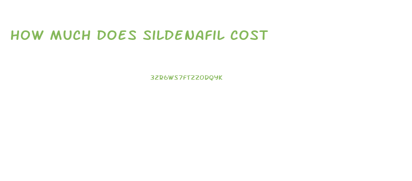 How Much Does Sildenafil Cost