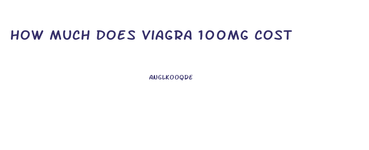 How Much Does Viagra 100mg Cost