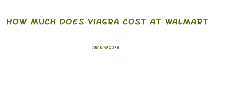 How Much Does Viagra Cost At Walmart
