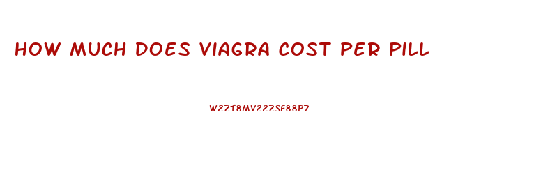 How Much Does Viagra Cost Per Pill