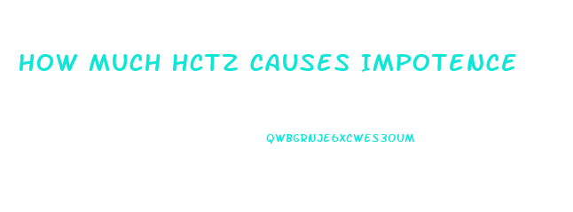 How Much Hctz Causes Impotence