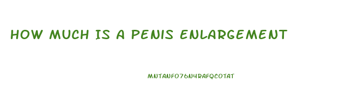 How Much Is A Penis Enlargement