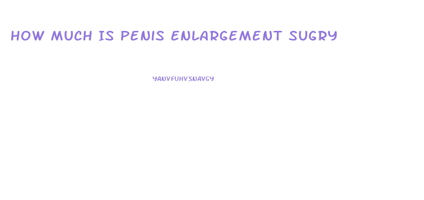 How Much Is Penis Enlargement Sugry