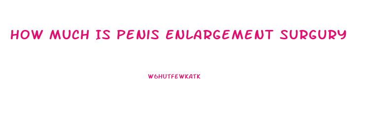 How Much Is Penis Enlargement Surgury