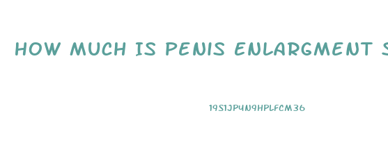 How Much Is Penis Enlargment Surgery