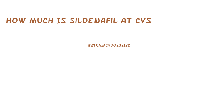 How Much Is Sildenafil At Cvs