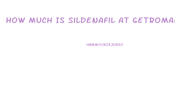 How Much Is Sildenafil At Getroman