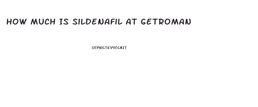 How Much Is Sildenafil At Getroman