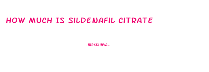 How Much Is Sildenafil Citrate