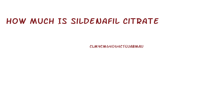 How Much Is Sildenafil Citrate