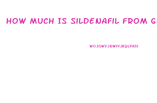 How Much Is Sildenafil From Getroman