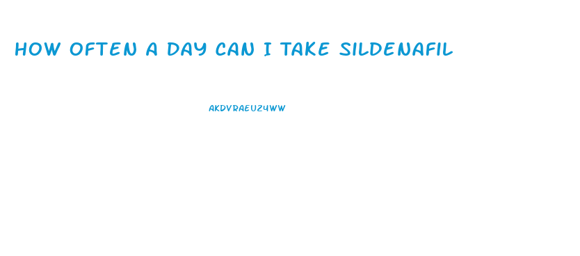 How Often A Day Can I Take Sildenafil