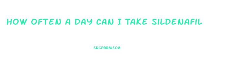 How Often A Day Can I Take Sildenafil