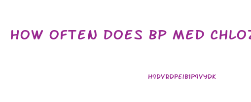 How Often Does Bp Med Chloziadone Cause Impotence