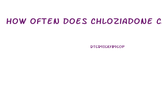 How Often Does Chloziadone Cause Impotence