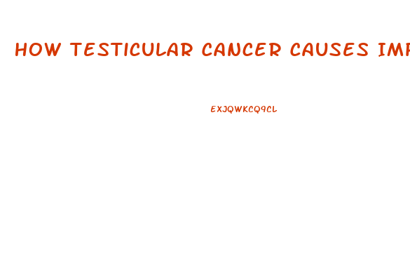 How Testicular Cancer Causes Impotence