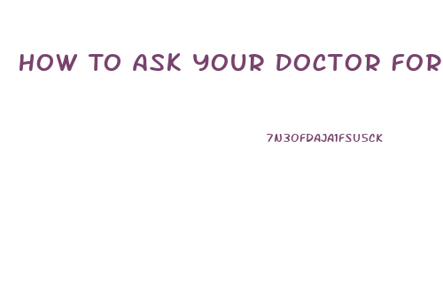 How To Ask Your Doctor For Viagra