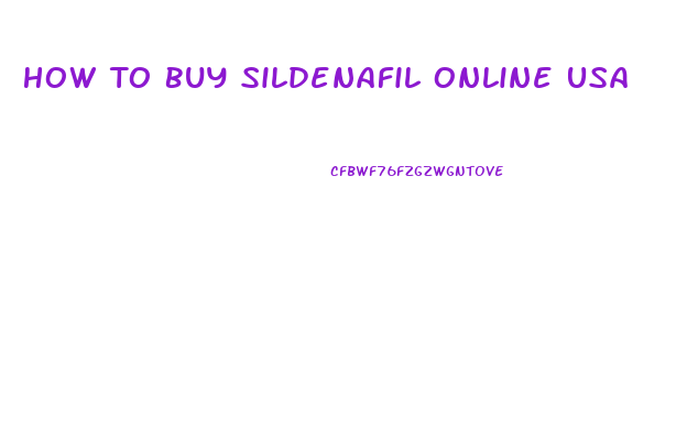 How To Buy Sildenafil Online Usa