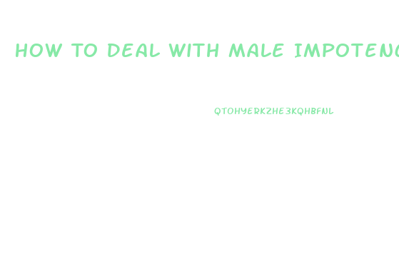 How To Deal With Male Impotence And Diabetes