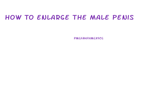 How To Enlarge The Male Penis