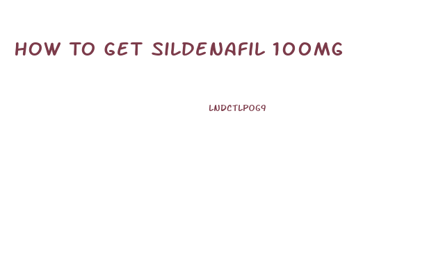 How To Get Sildenafil 100mg