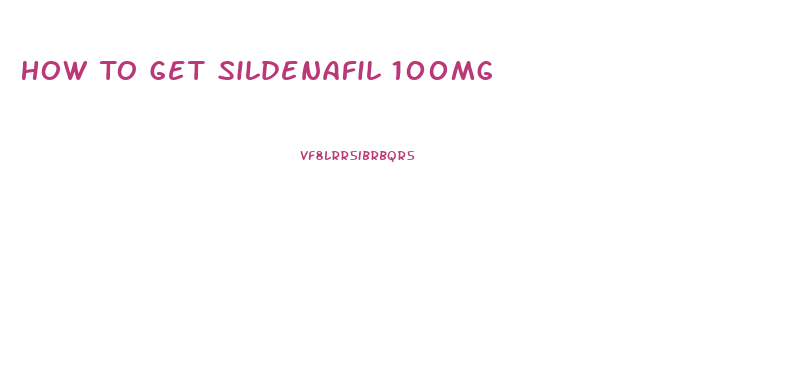 How To Get Sildenafil 100mg