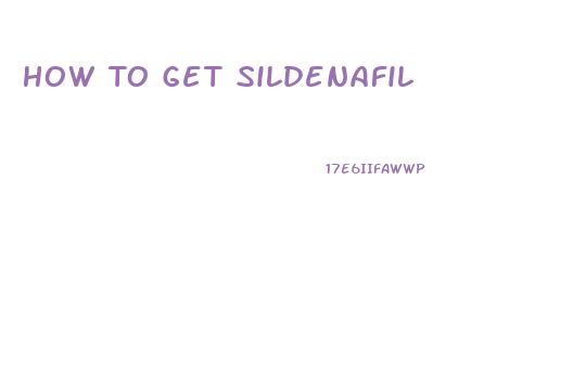 How To Get Sildenafil