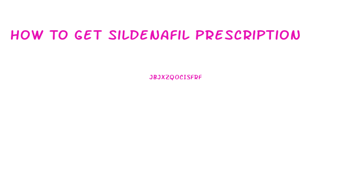 How To Get Sildenafil Prescription