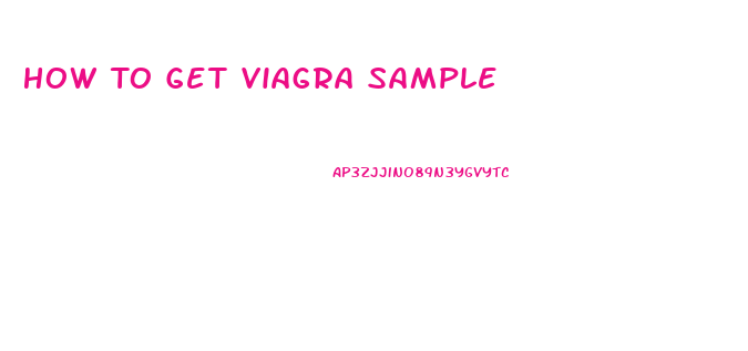 How To Get Viagra Sample
