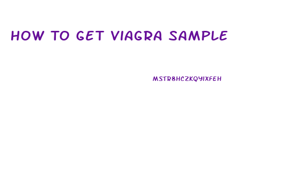 How To Get Viagra Sample