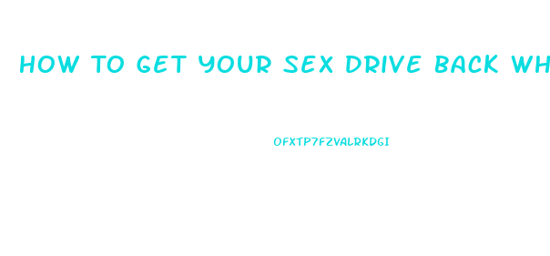 How To Get Your Sex Drive Back While On Birth Control