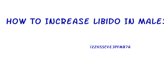 How To Increase Libido In Males Naturally