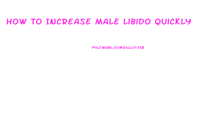 How To Increase Male Libido Quickly