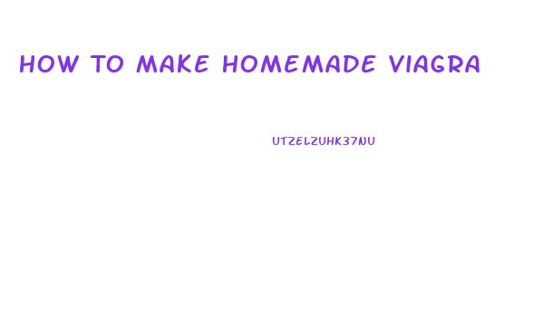 How To Make Homemade Viagra
