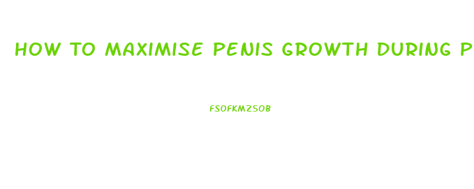 How To Maximise Penis Growth During Puberty