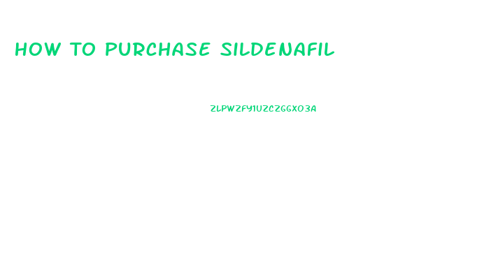 How To Purchase Sildenafil